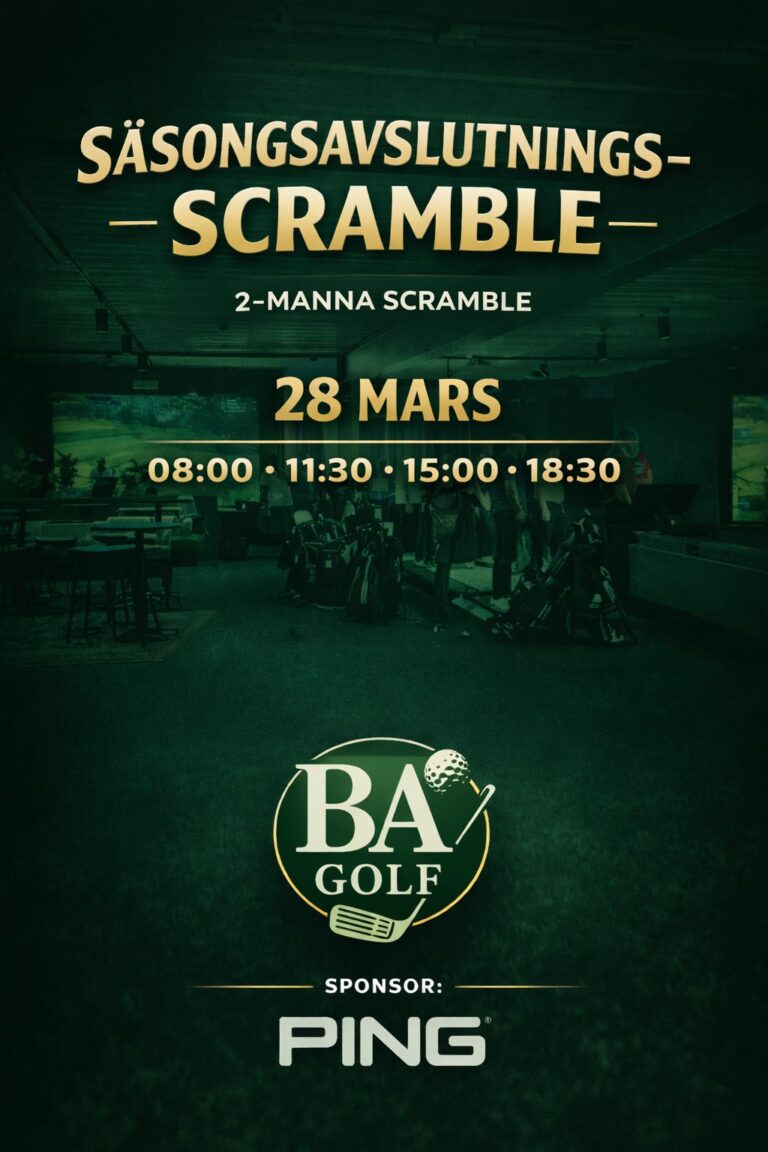BA - Säsongsavslutnings-scramble